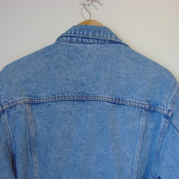 Vintage 80s 90s L.A. Blues Denim Jean Jacket Size Large - Picture 9 of 14
